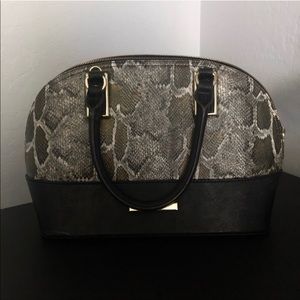 Anne Klein faux snake print purse